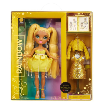 Rainbow High Fantastic Fashion Doll - Yellow
